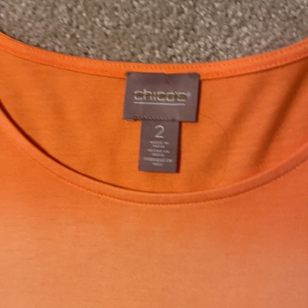 Chico’s 2 pink- orange ombre - Picture 4 of 4